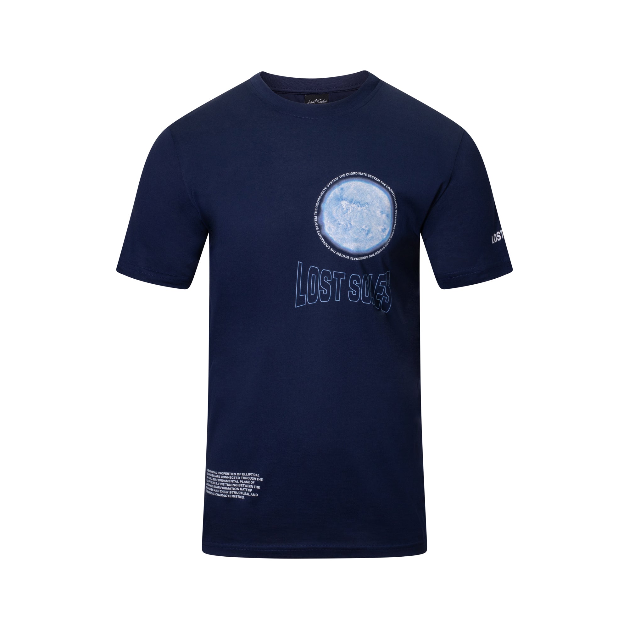 Coordinate System Navy Tshirt