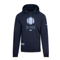 Navy Coordinate System Luxury Hoody