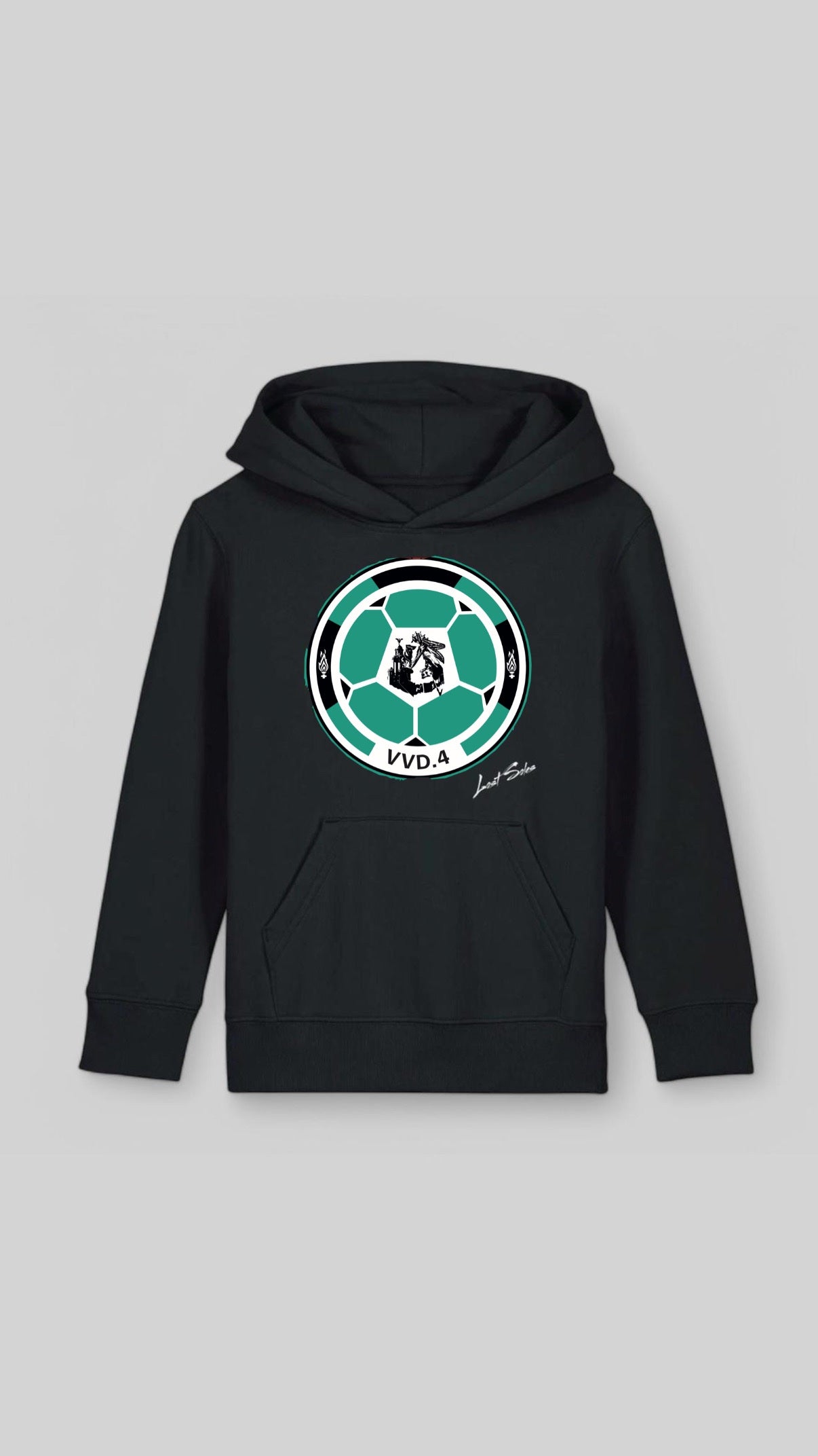 VVD kids black hoodie back order shipped 20th March