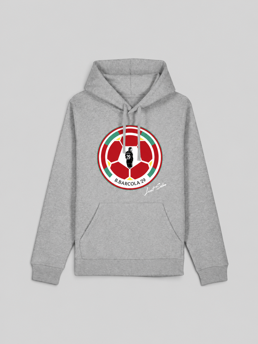 Barcola hoodie (grey) back order shipped 9th Nov
