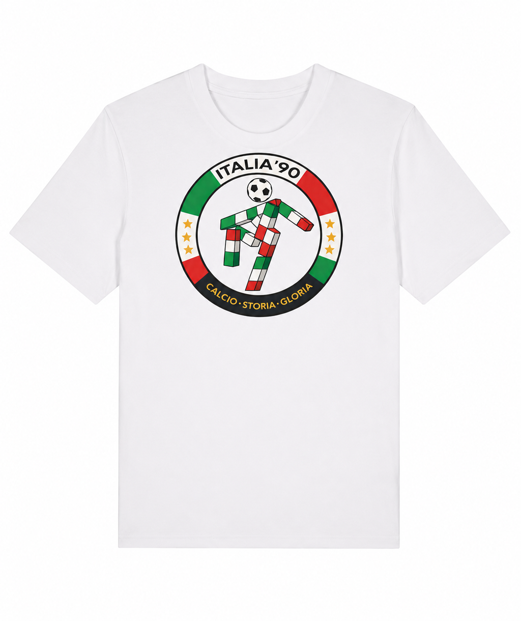 Italia 90 T-shirt (white) (this is a pre order shipped 27/05/26)