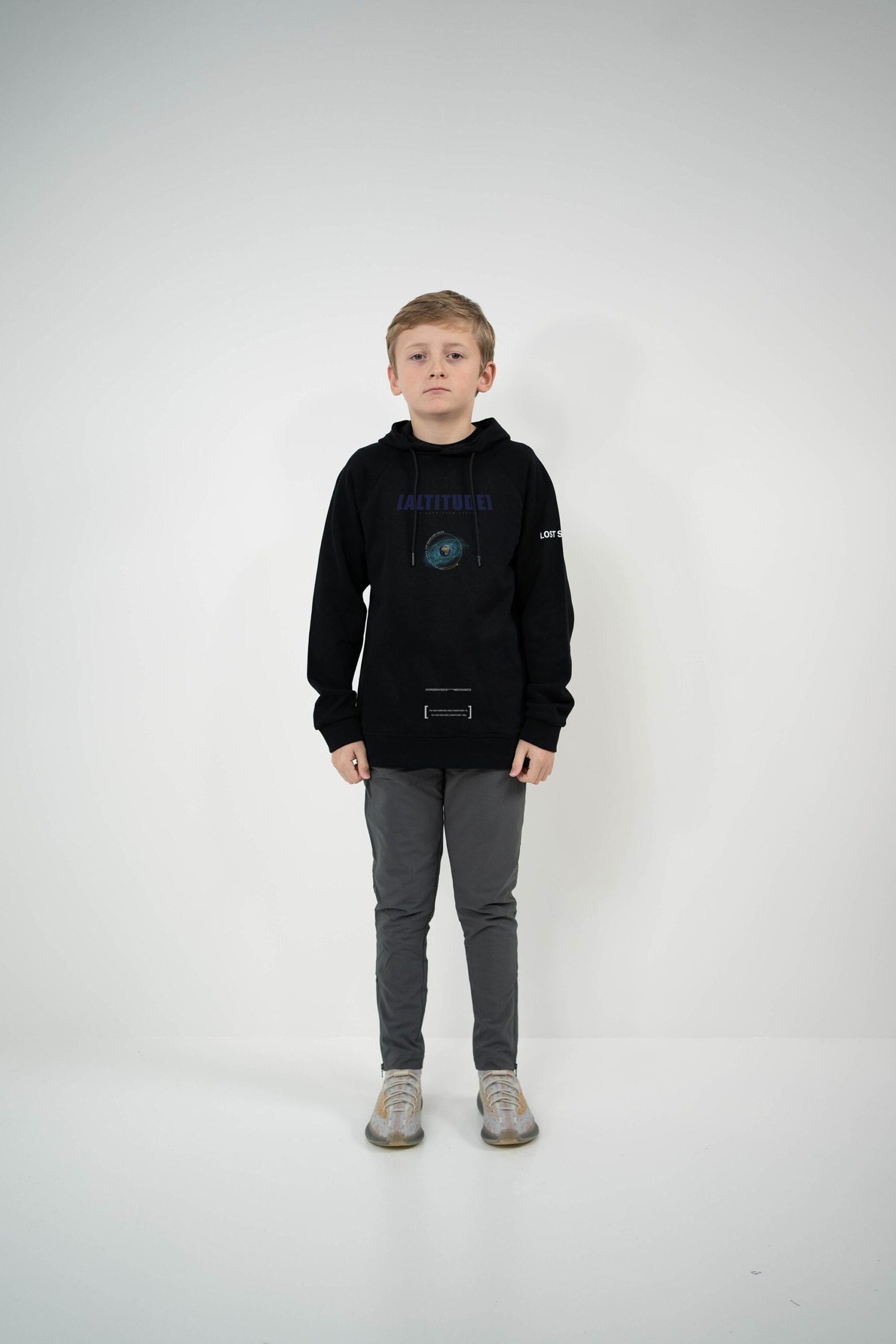 Kids Black Altitude Hoody