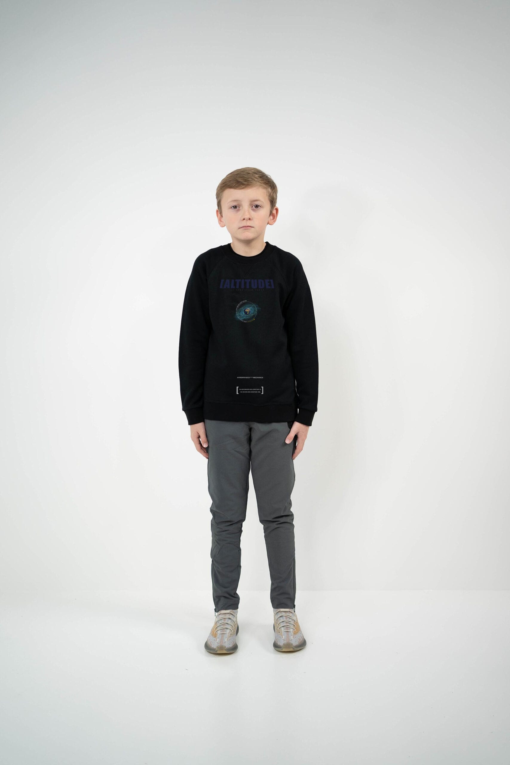 Kids Black Altitude Sweatshirt