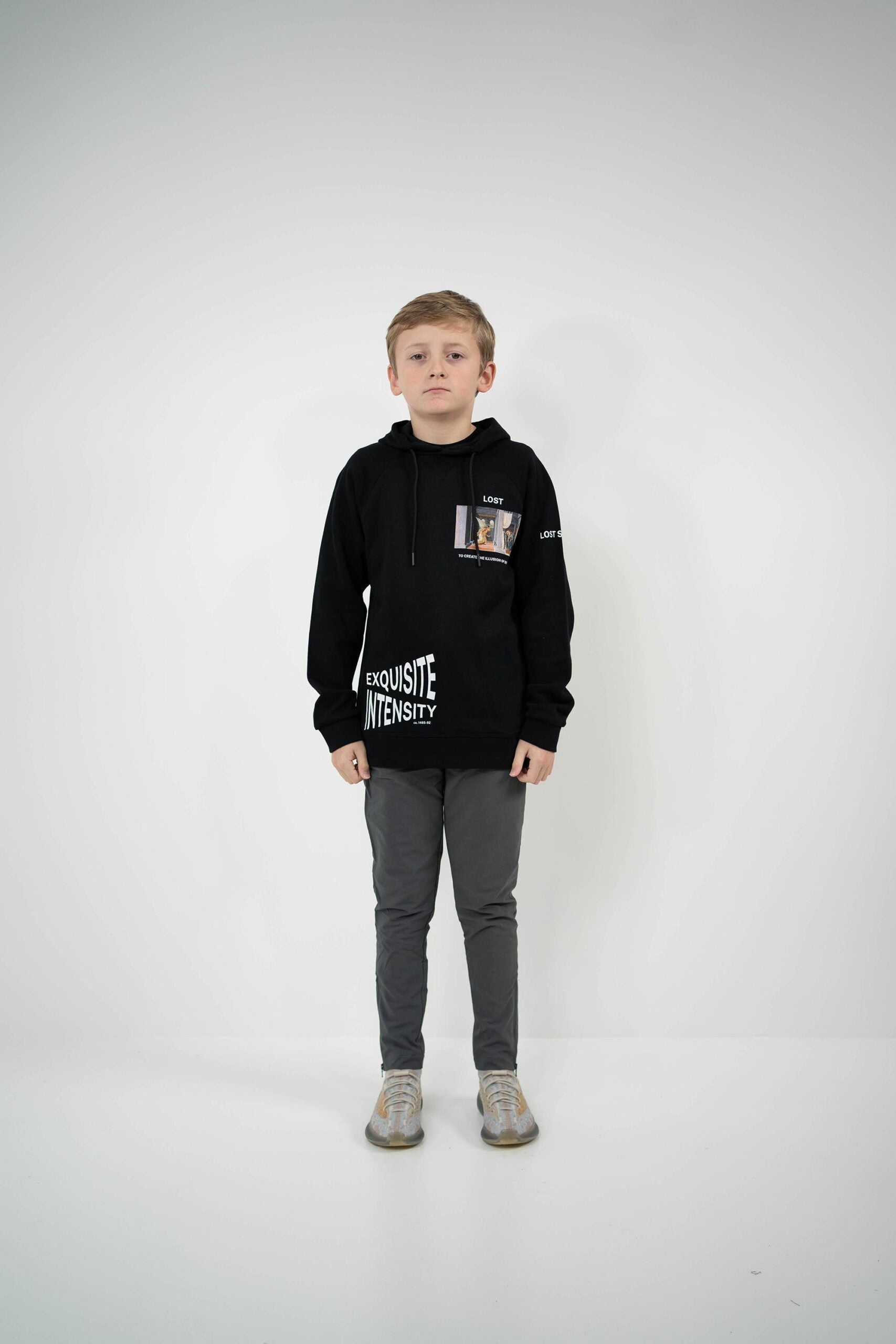 Kids Black Exquisite Intensity Hoodie