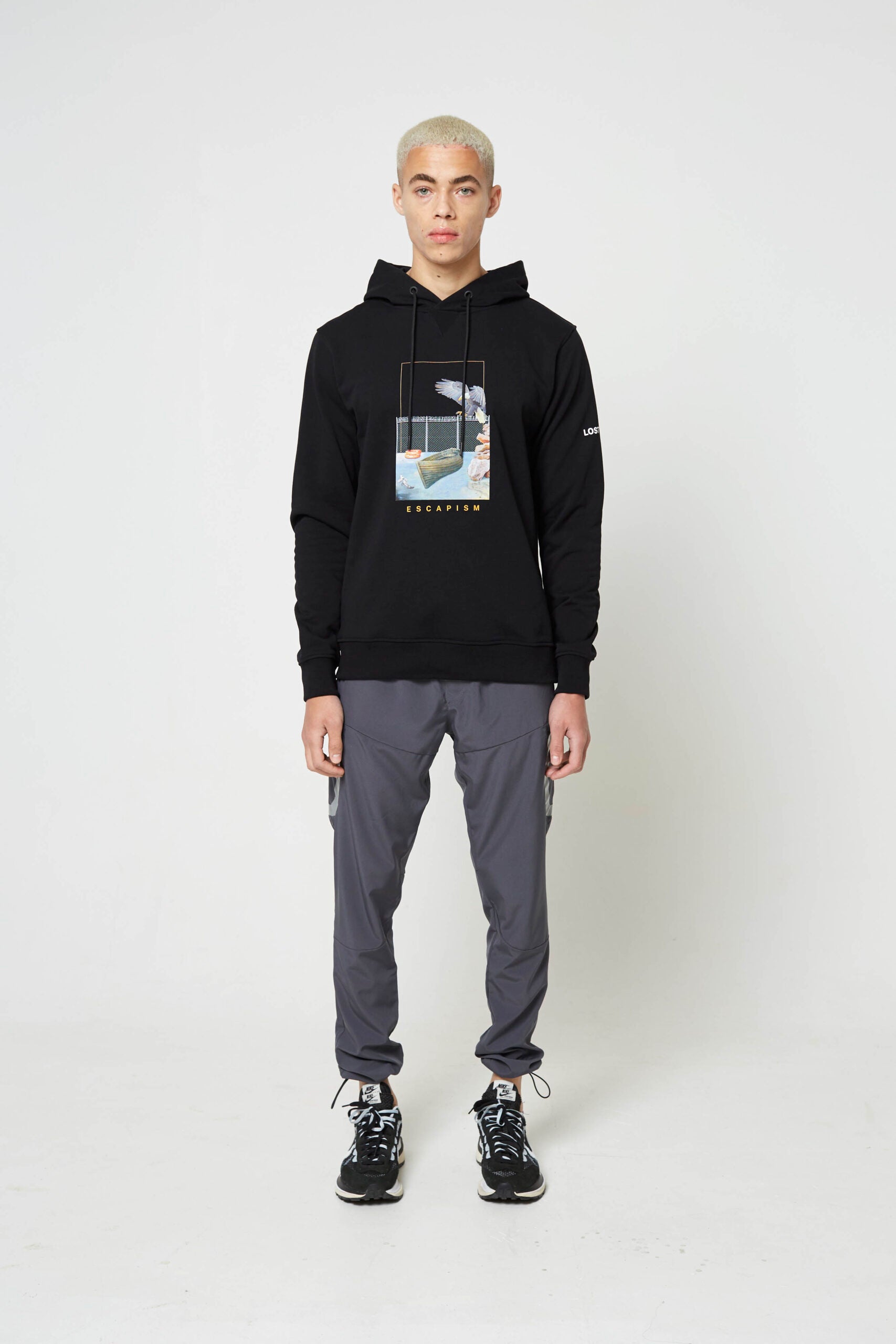 Black Escapism Luxury Hoody