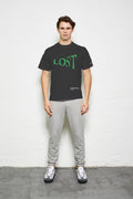Black Lost House Oversized Tshirt
