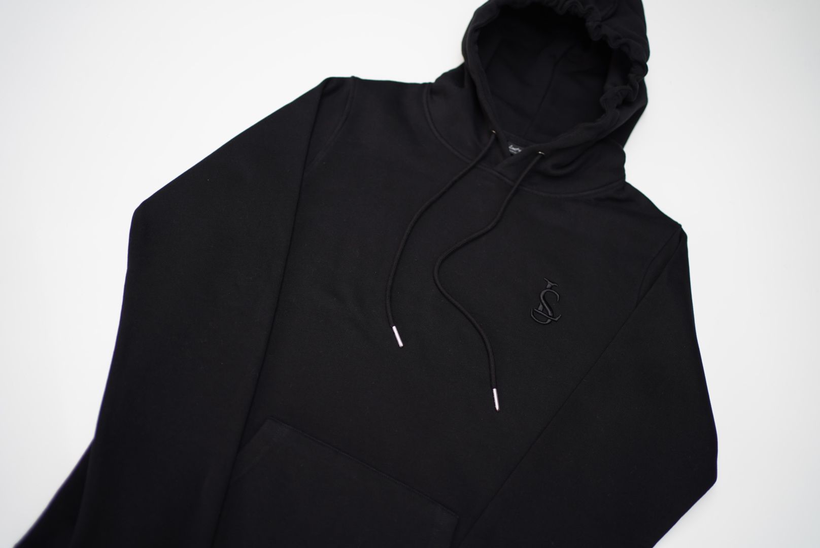 Embroidered Black LS Hoody