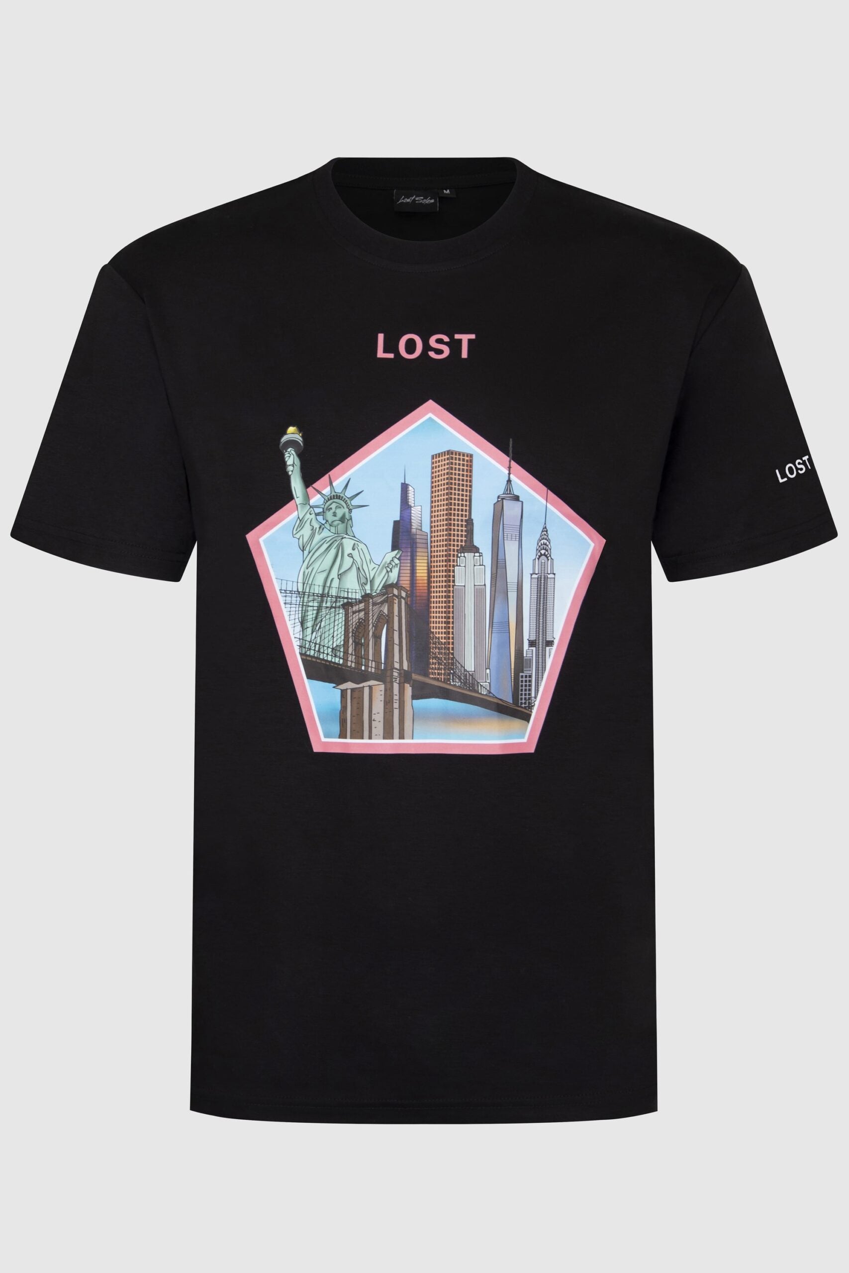 New York Luxury Black Tshirt