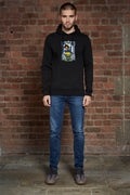 Black Maradonna Animated Hoody