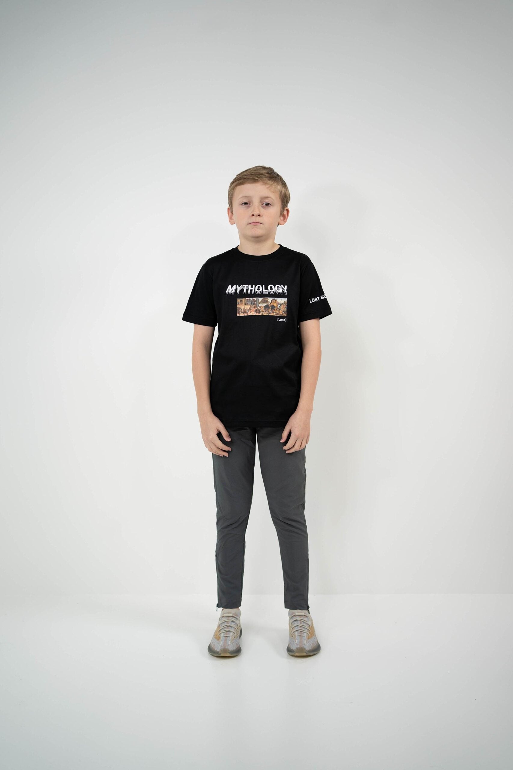 Kids Black Mythology Tshirt