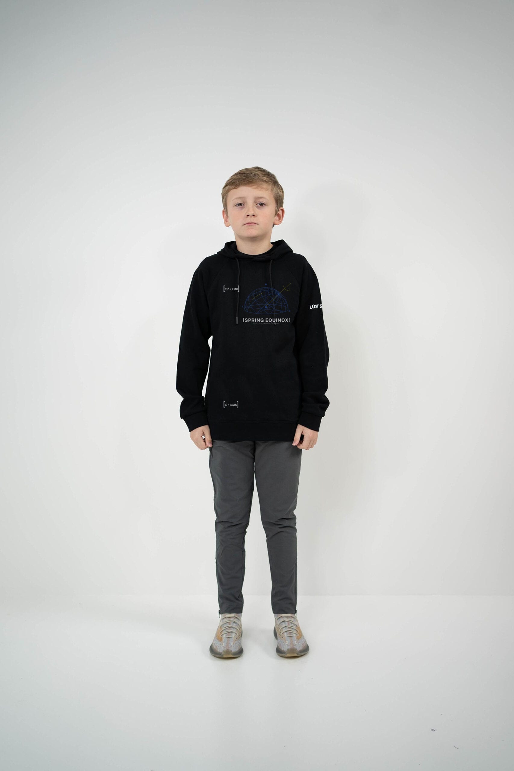 Kids Black Spring Equinox Hoody