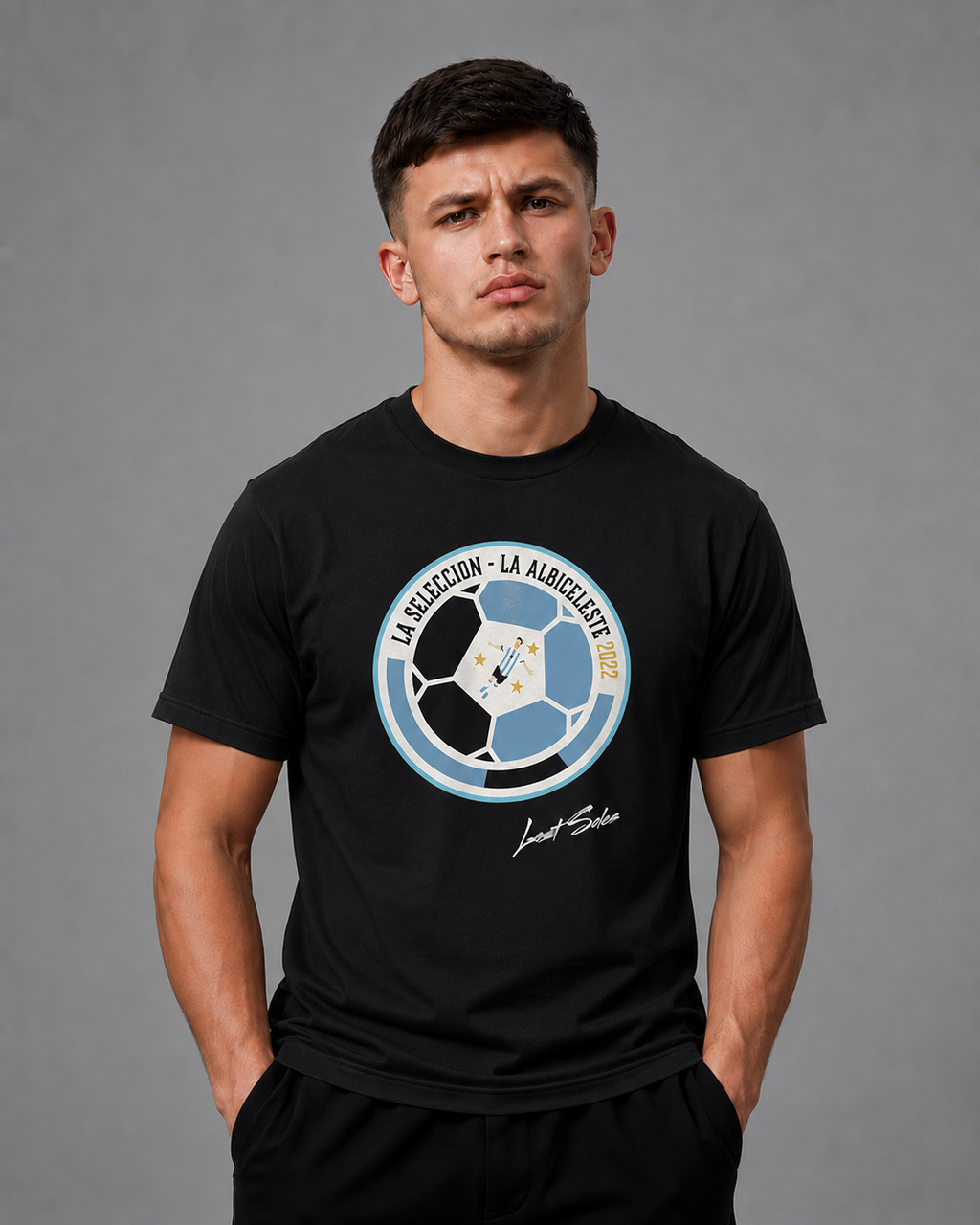 Black Messi Tshirt (Black Label)