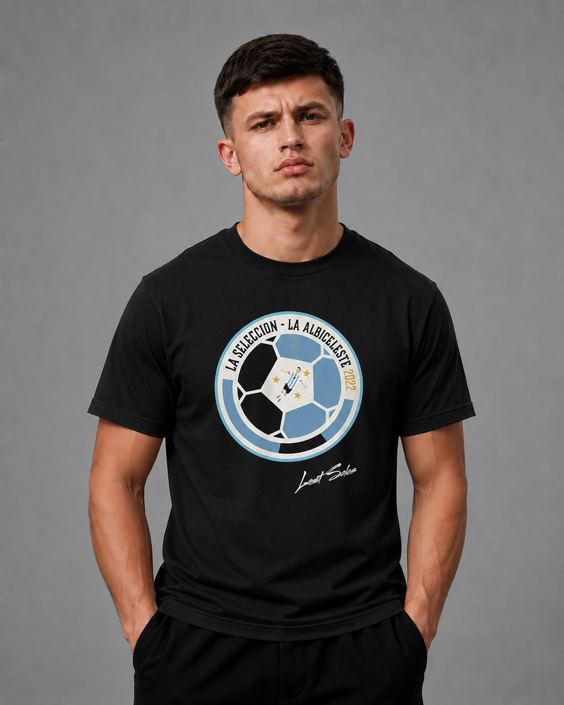 Black Messi Tshirt (Black Label)