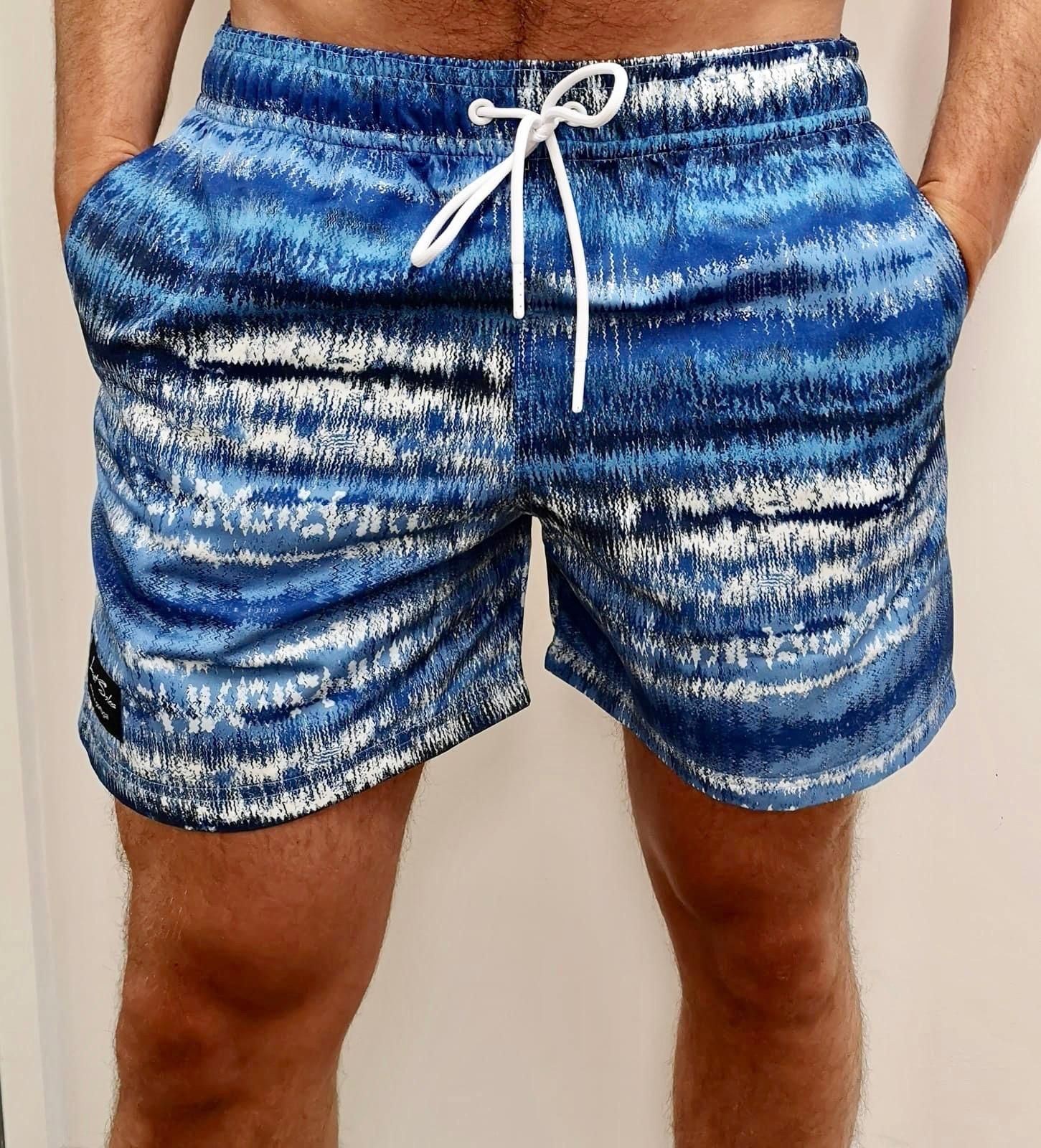 Blue Luxury Swim Shorts