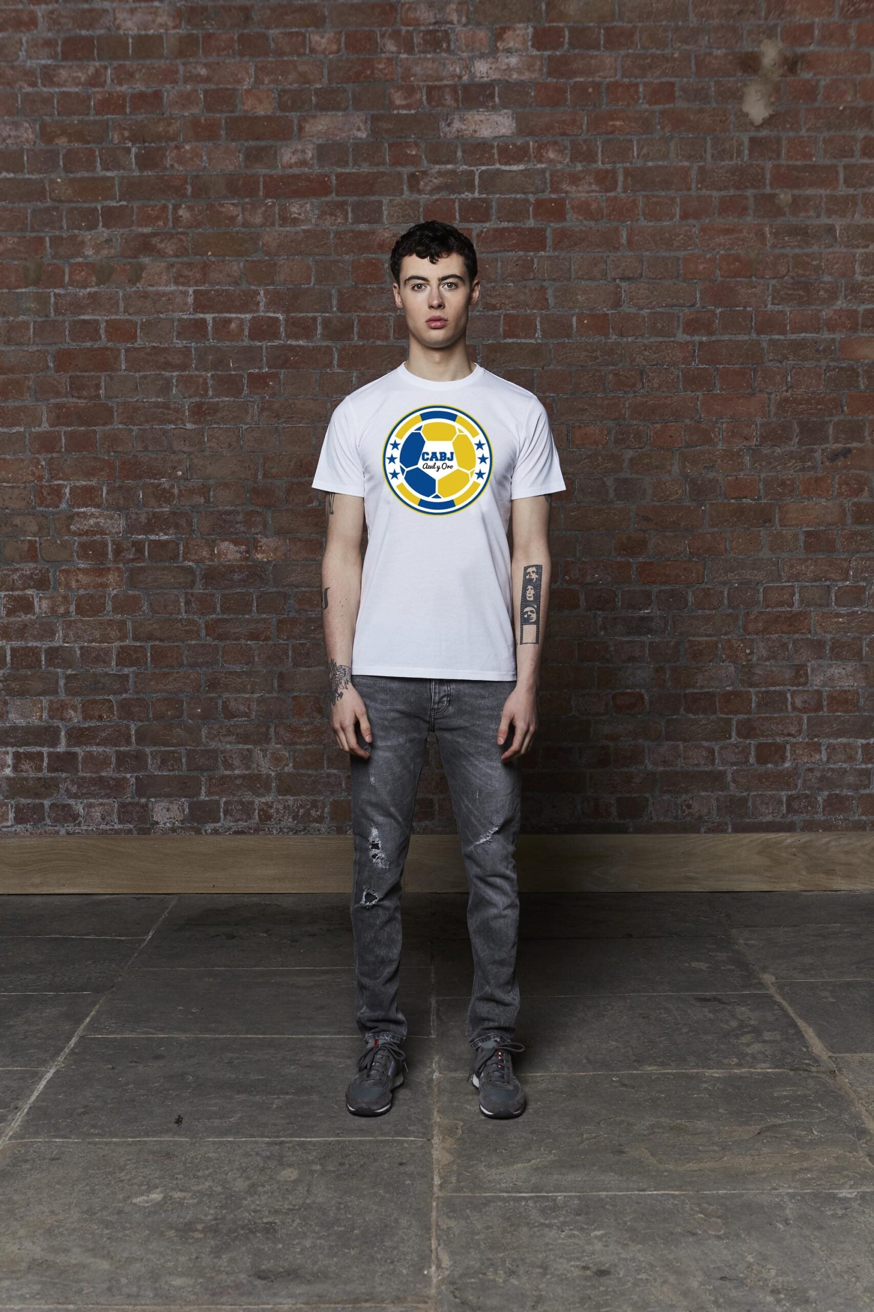 White Boca Juniors T-Shirt (Black Label)