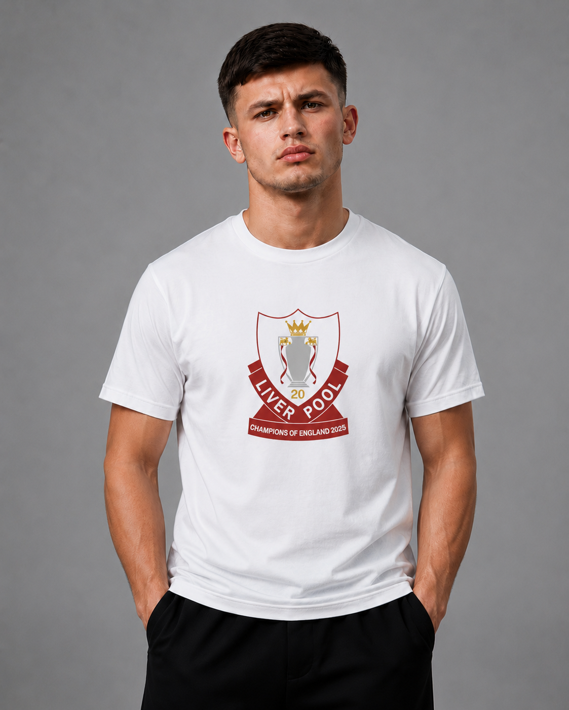 Champions of England 25 (white tee)