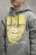 Kids Neon Grey Gorilla Hoody