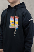 Kids Black Hyper-Consumerism Hoody