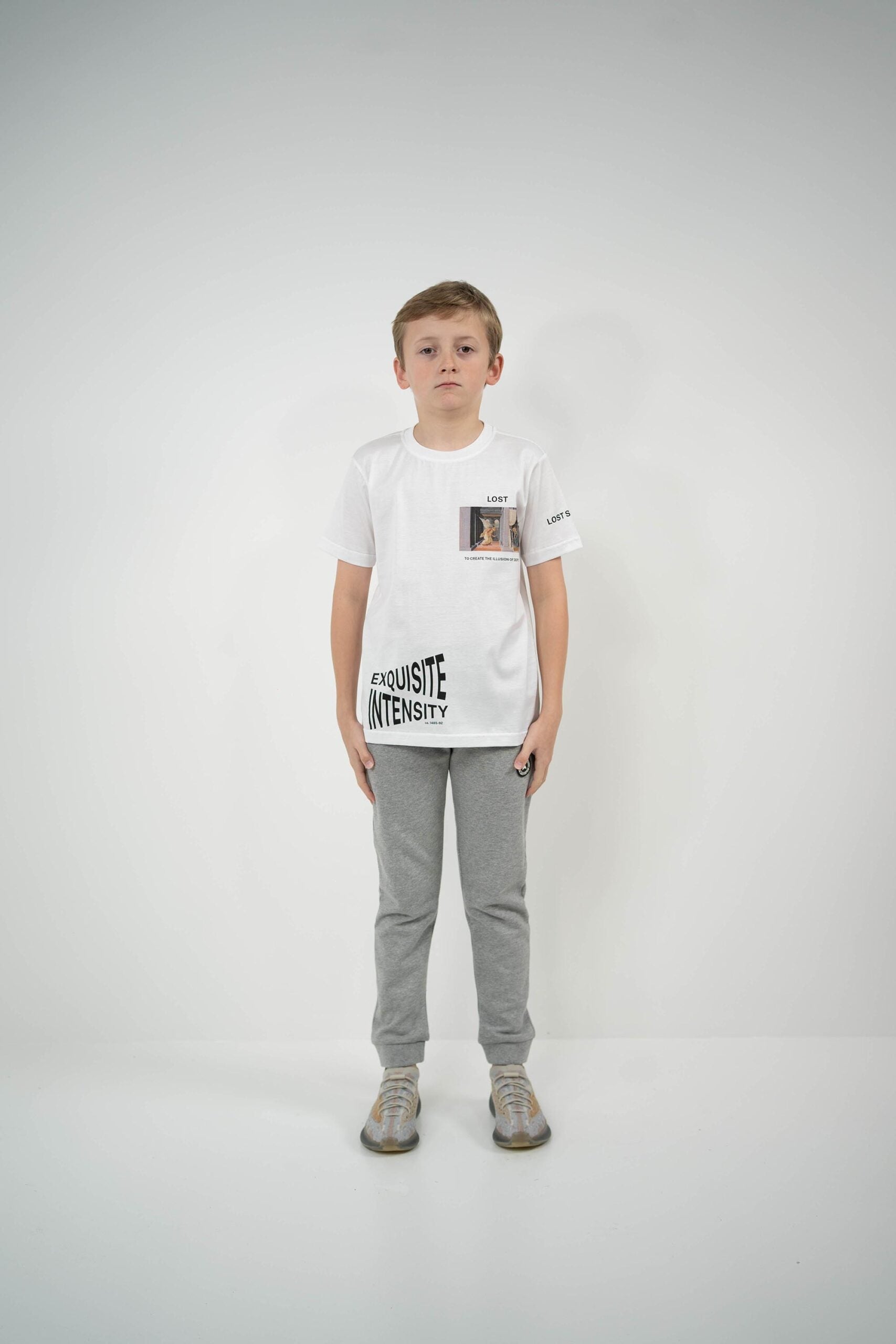 Kids White Exquisite Intensity Tshirt