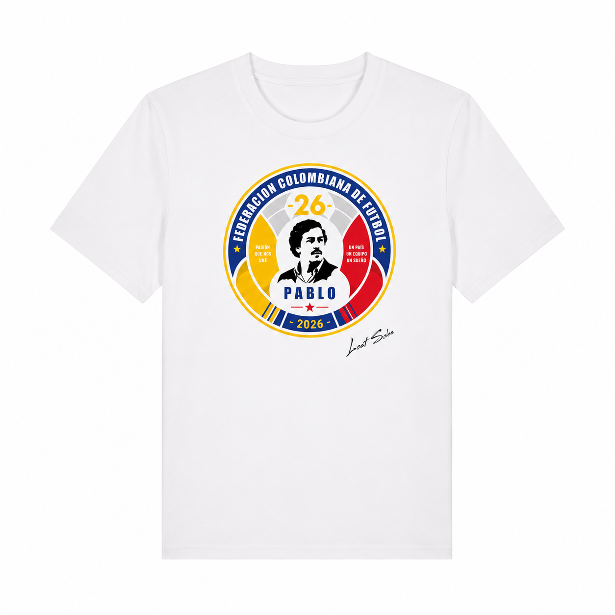 Pablo 2.0 white T shirt (pre order shipped 01/06/26)
