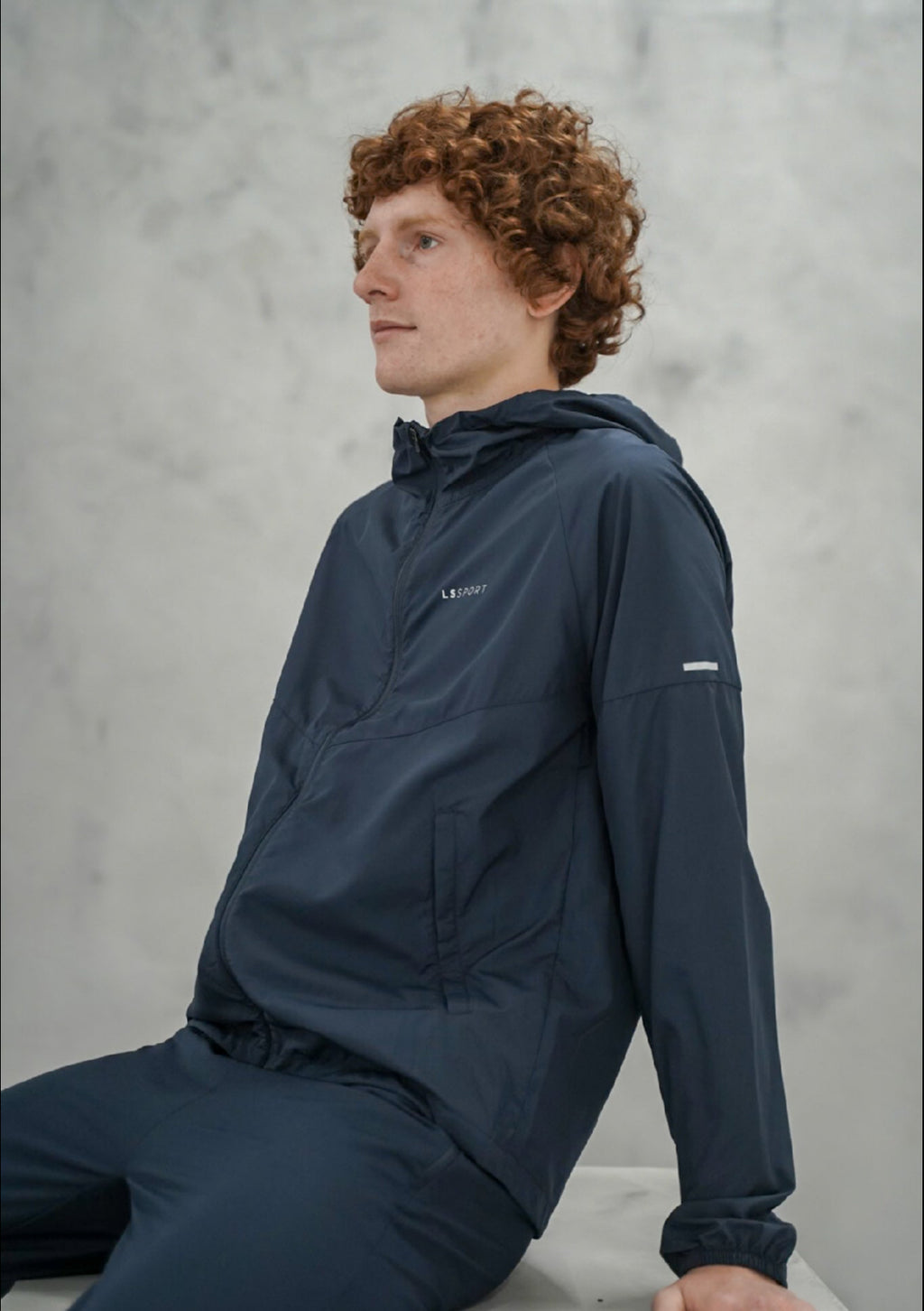 Kids LS sport navy tracksuit