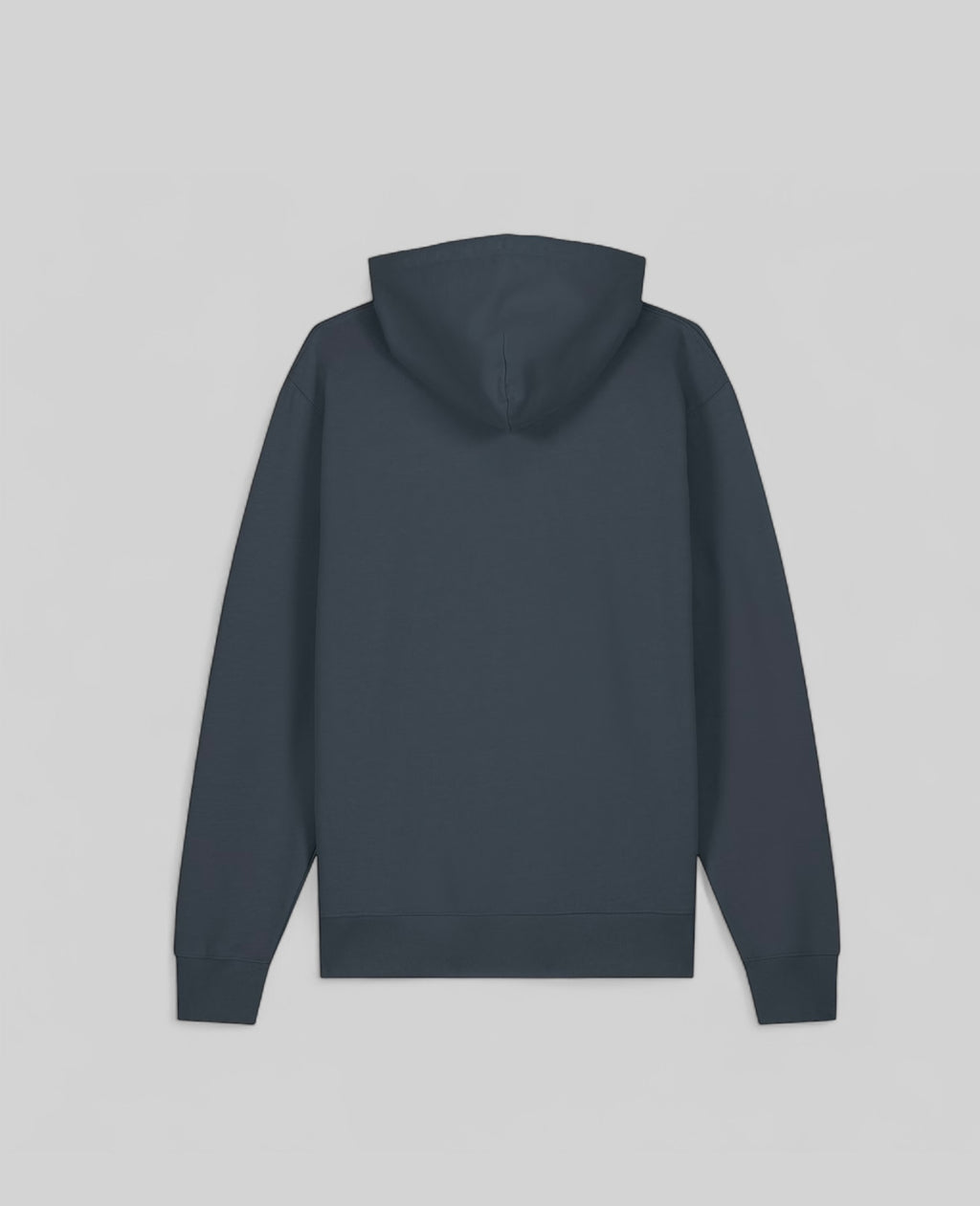 Luxury plain ink grey hoodie