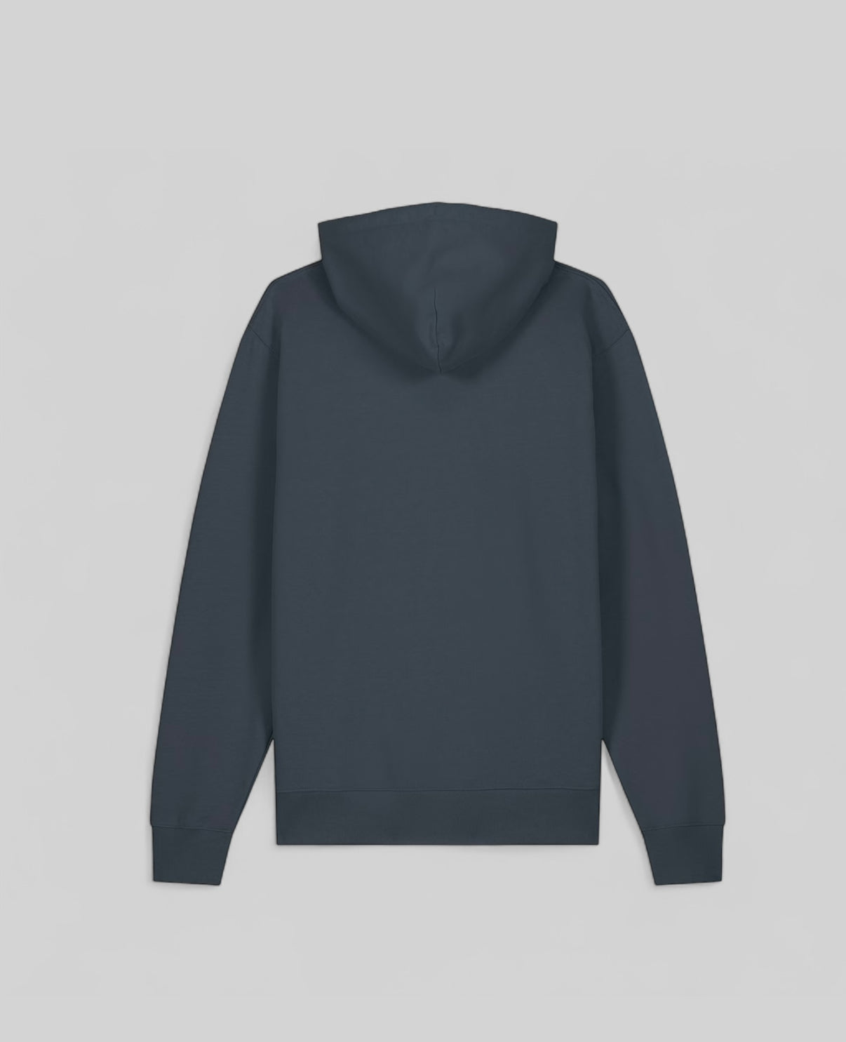 Luxury plain ink grey hoodie