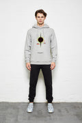 Grey Live in Sin Oversized Hoody