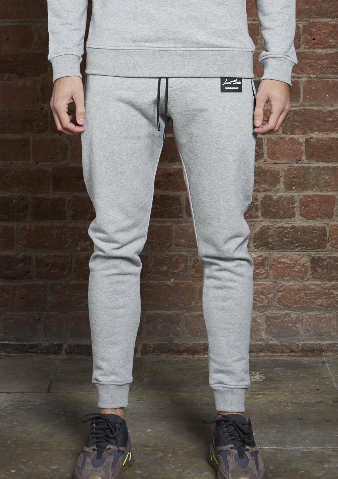 Men's Grey Tracksuit Pants