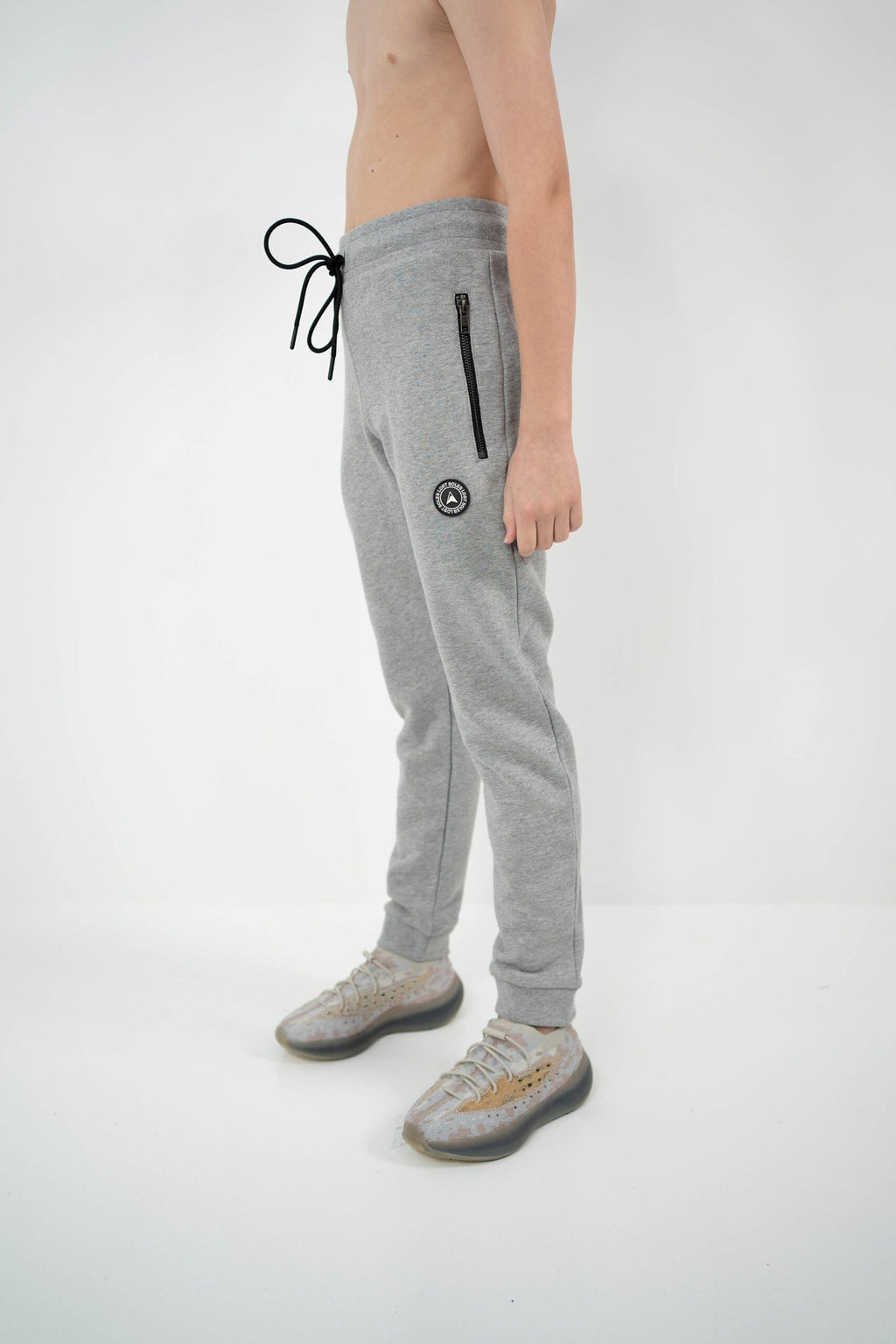 Kids Grey Track Pants