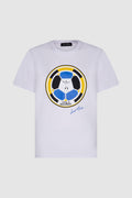 Mens Hala Madrid Tshirt White (Black Label)