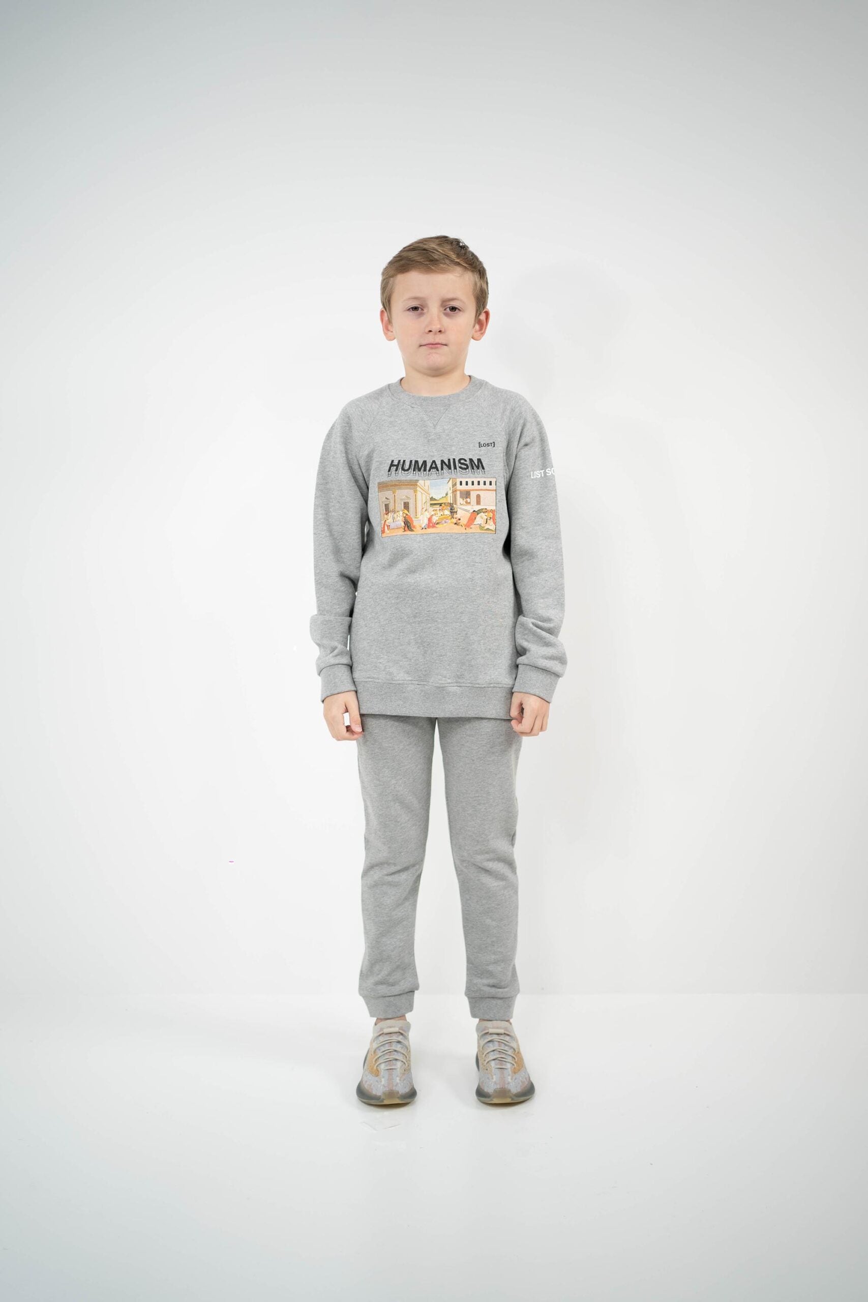 Kids Grey Humanism Jumper