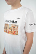 Kids White Humanism Tshirt