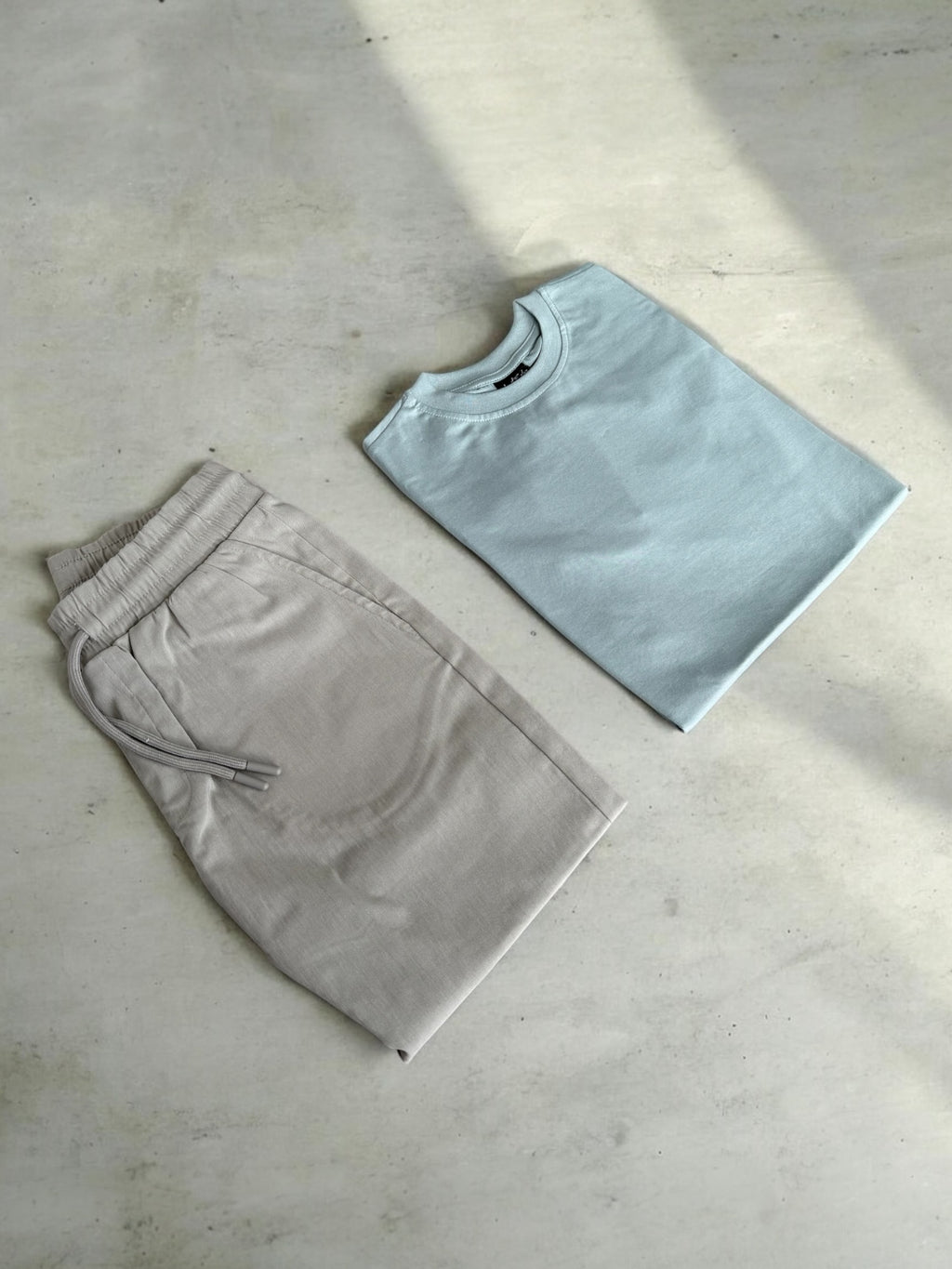 Kids Plain Silver Blue Tshirt