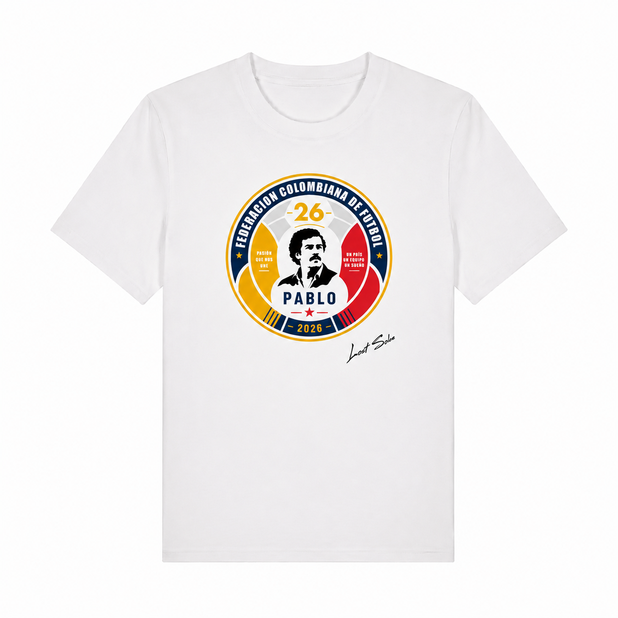 Pablo 2.0 white T shirt (pre order shipped 03/06/26)