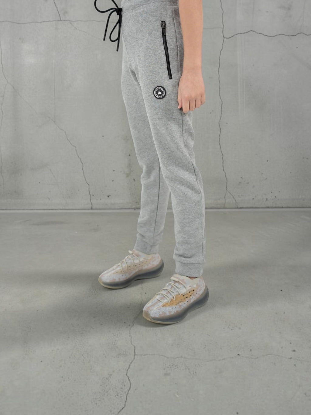 Kids Grey Track Pants