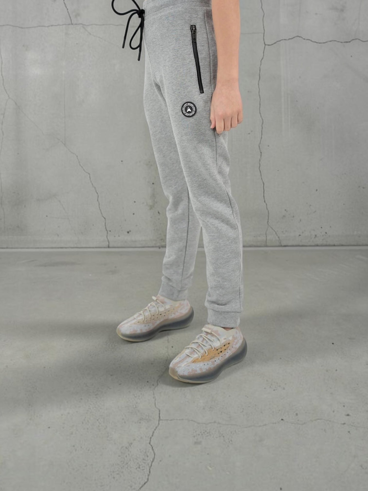 Kids Grey Track Pants