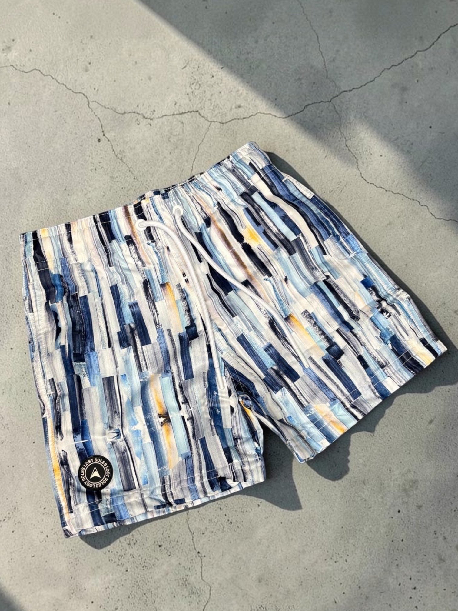 Kids swim shorts (Blue multi)