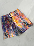 Kids multi swim shorts (marble)