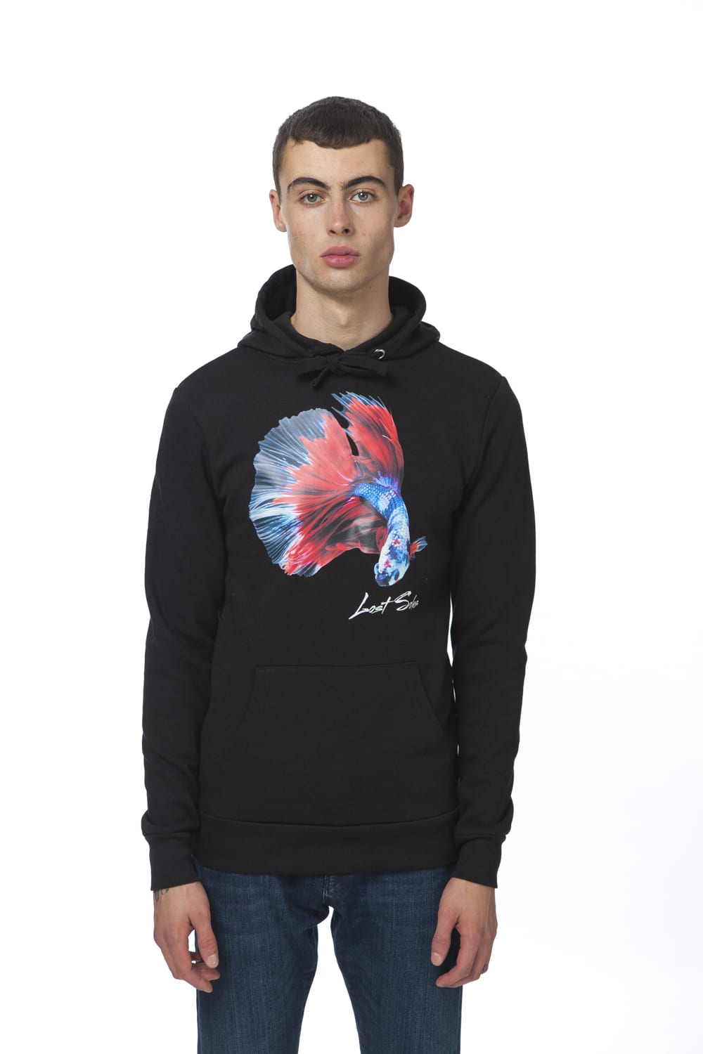Fighting Fish Red Hoody
