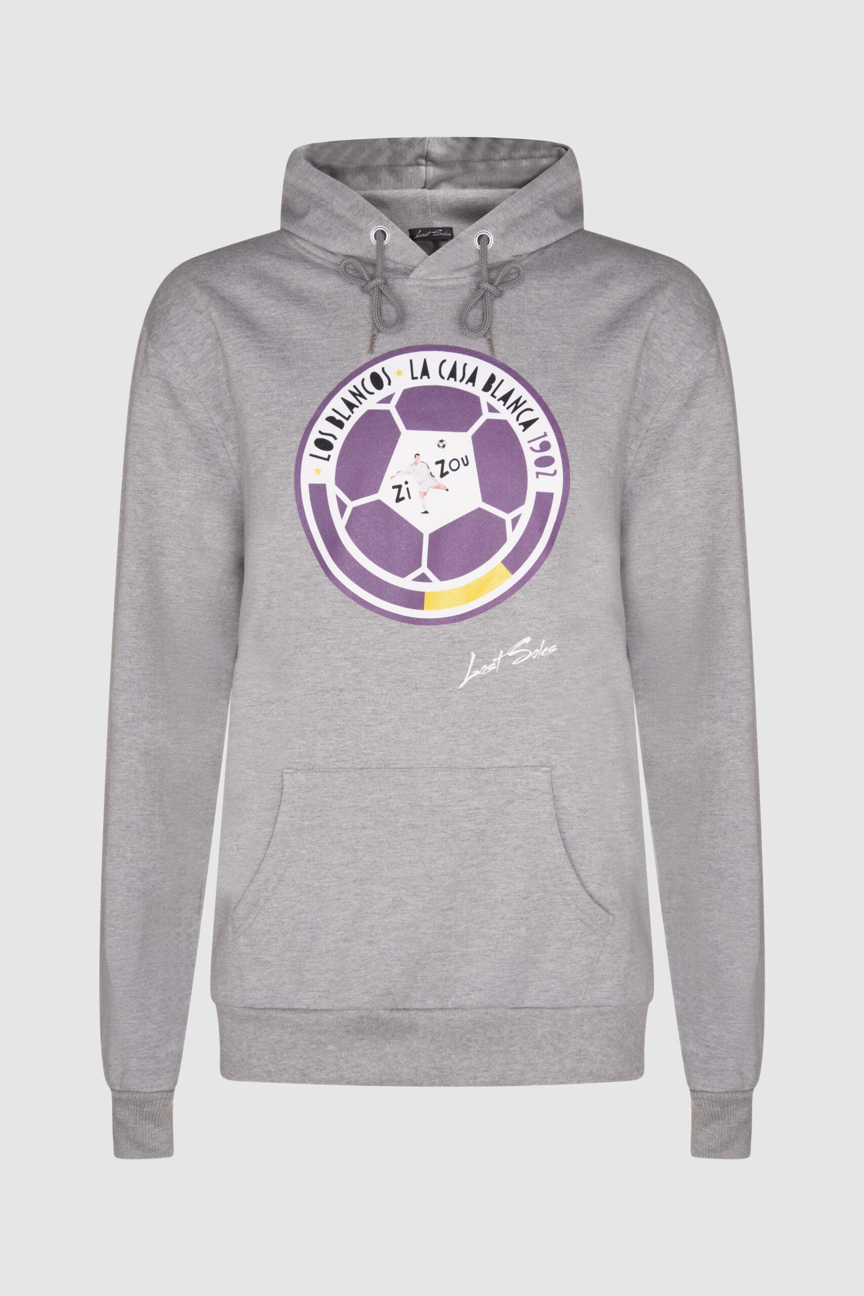 Mens Zizou Hoody Grey
