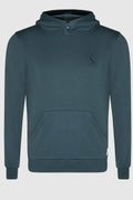 LS Embroidered Hoody Green (New Style)