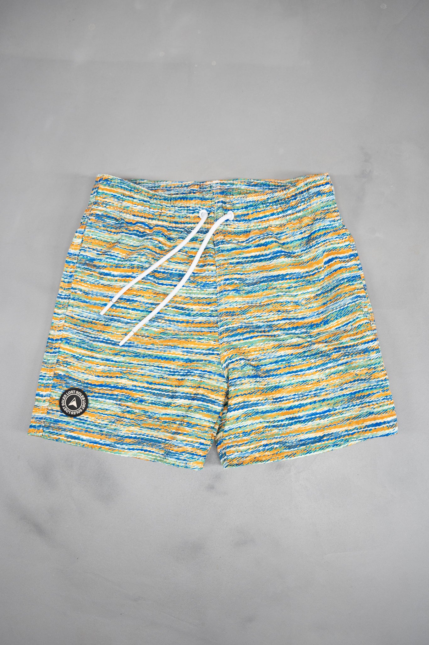 Kids Green / Blue Luxury Swim Shorts
