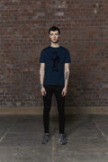 Les Yeux Sans Visage Navy T-Shirt (Luxury Range)