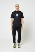 Black Human Destruction Oversized Tshirt