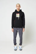 Black Hyper-Consumerism Luxury Hoody