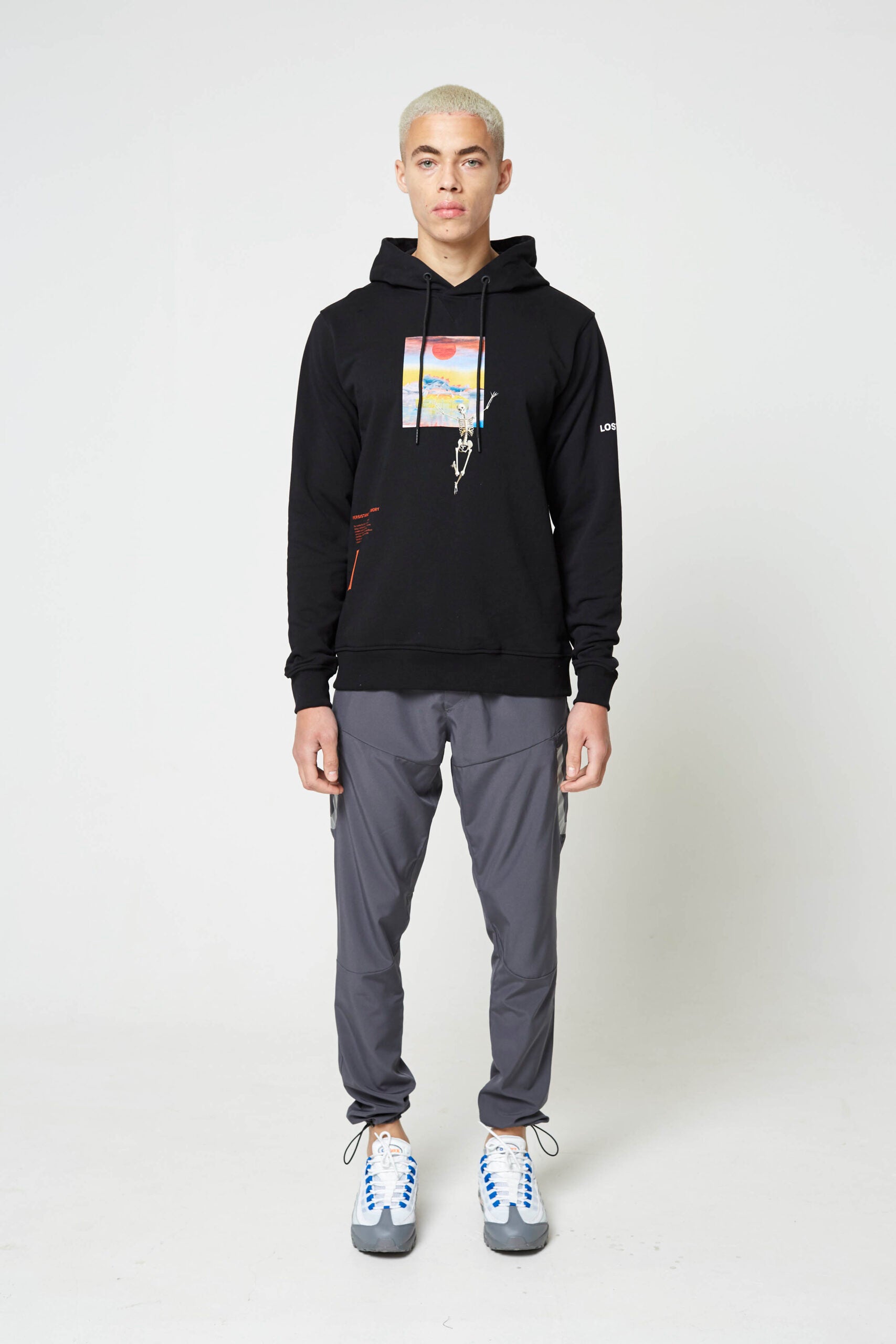 Black Hyper-Consumerism Luxury Hoody