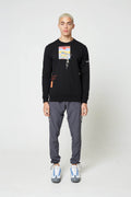 Black Hyper-Consumerism Jumper