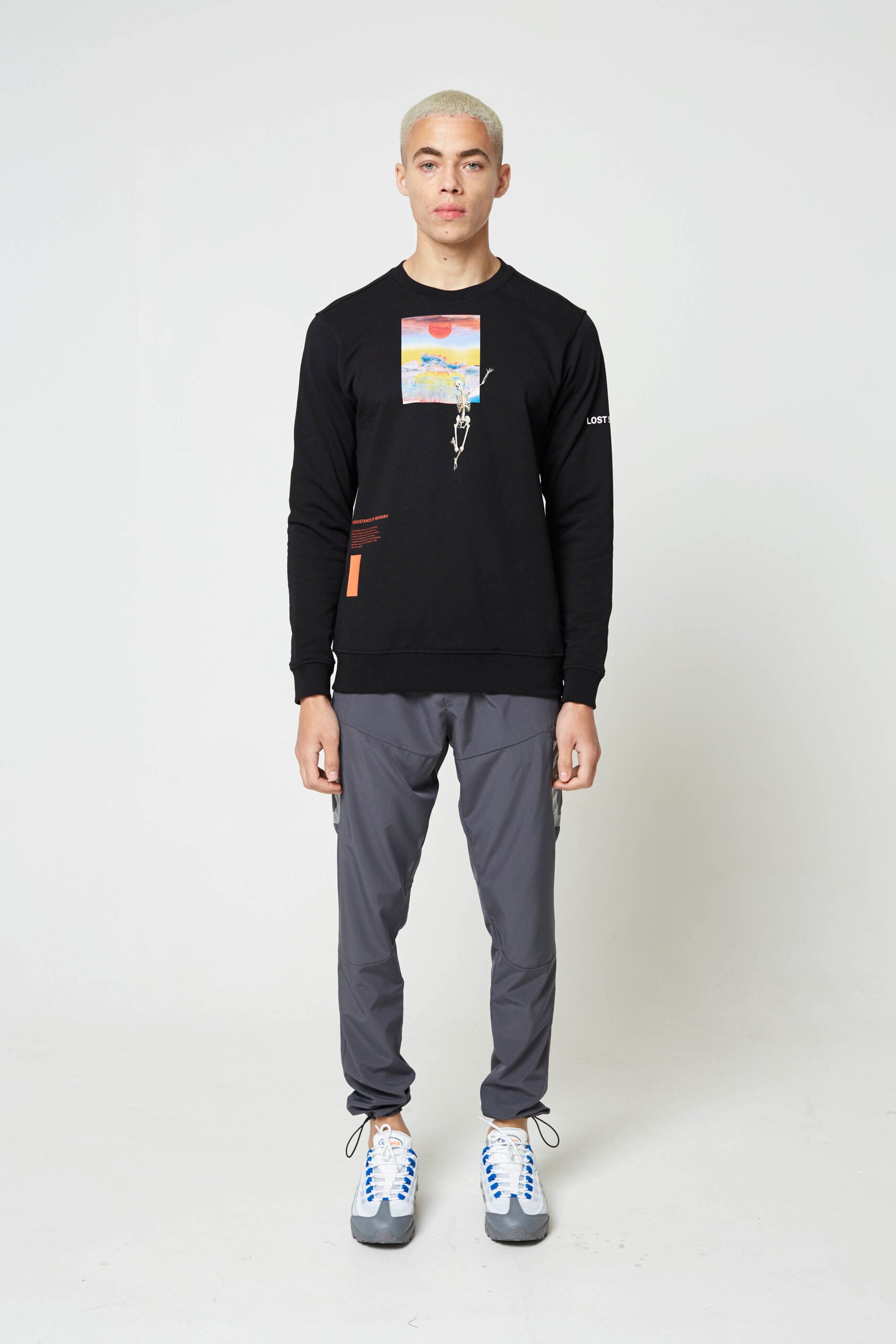 Black Hyper-Consumerism Jumper