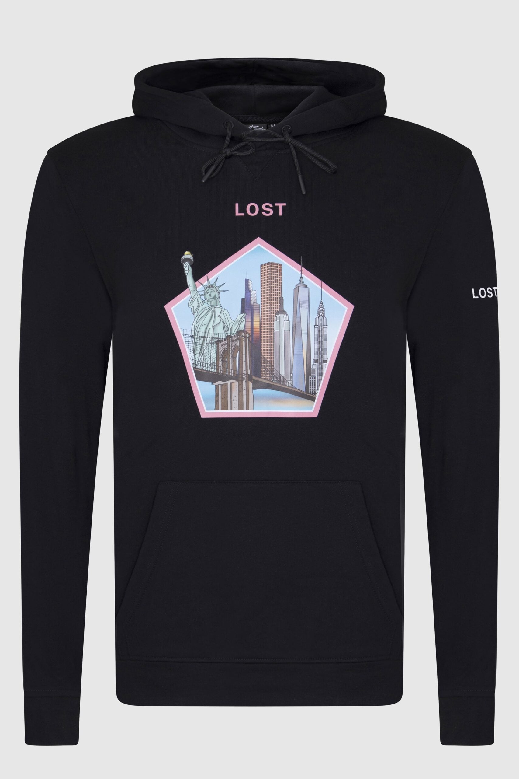 New York Luxury Black Hoody